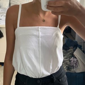 Free people white body suit